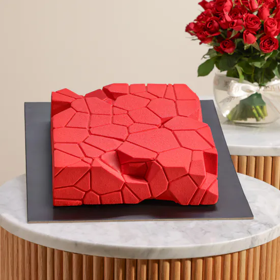 Dinara Kasko Red Cake | I Love You Flowers