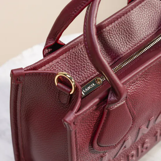 Lancel Jour De Lancel Small Tote Cassis Color Bag