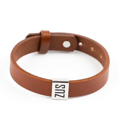 Zus Flat Bracelets 6mm Light Brown