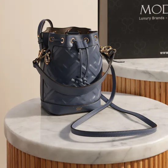 Fendi Mon Tresor Blue Bucket Women’s Bag