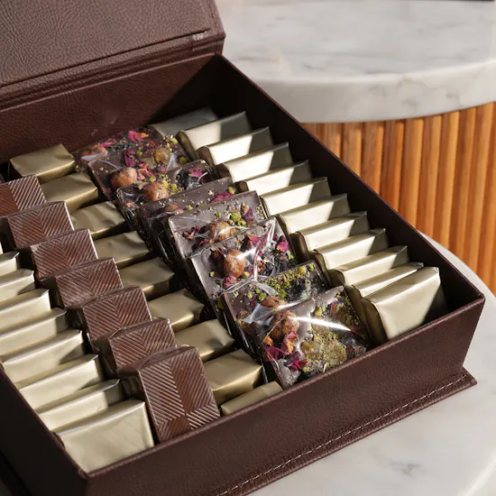 Bousheyeh Leather Chocolate Box