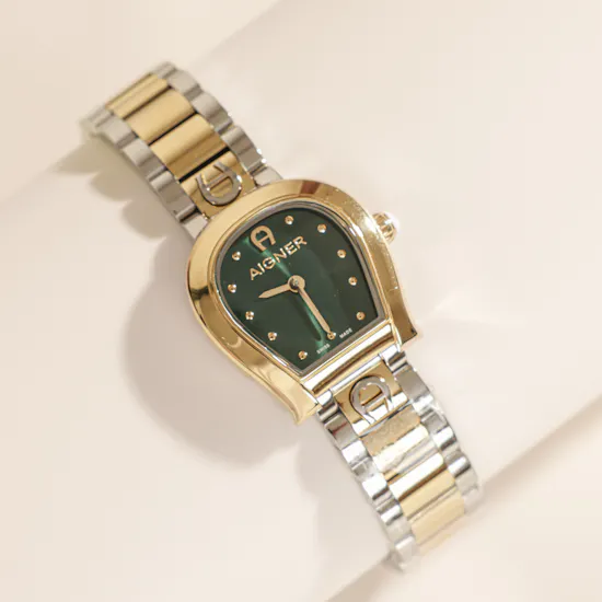 Aigner Fashion Silver and Gold Women's Watch