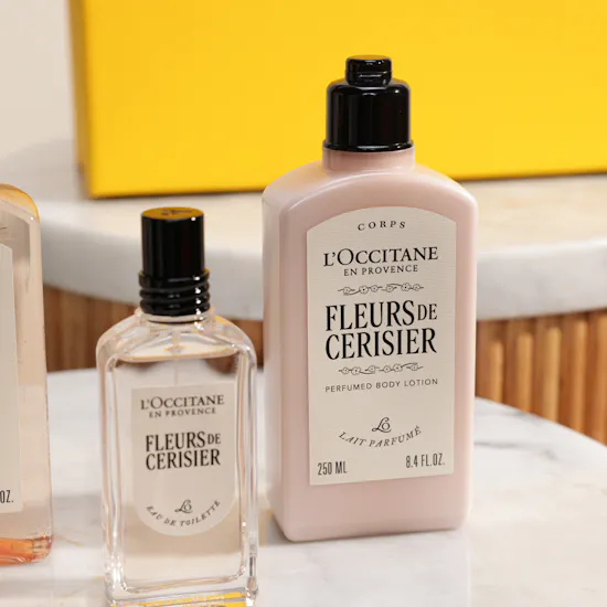 مجموعة عطر فلور دو سوريزييه او دي تواليت للنساء من لوكسيتان
