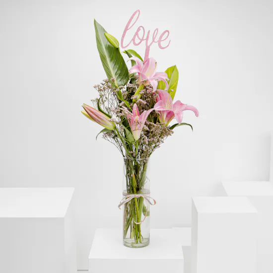 Love Flowers Vase