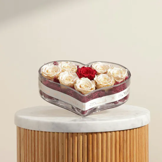 Eternal Love Preserved Rose Vase