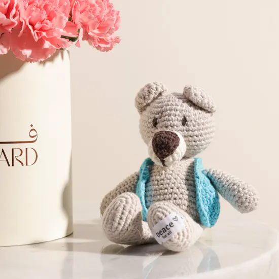 Made 51 Peace Bear | Shinny Flowers