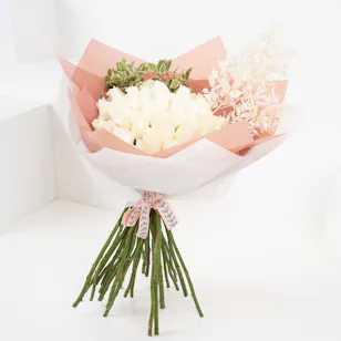 White Roses Bouquet