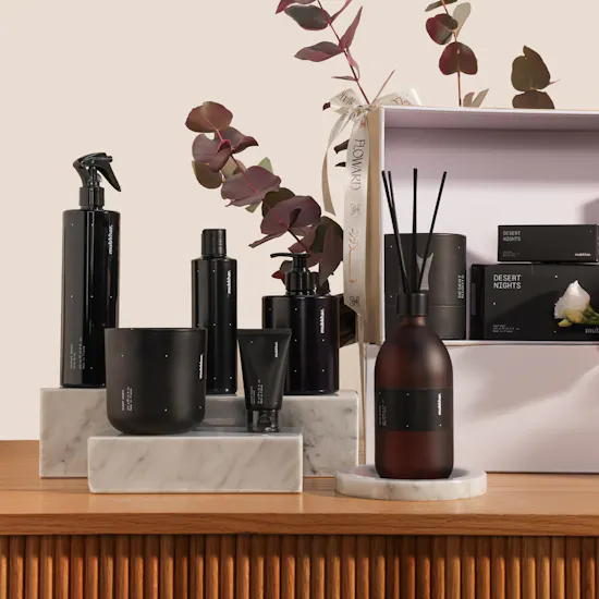 Mubkhar Luxurious Home Essentials Gift Box | Delicate Flowers