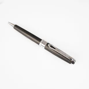 Roberto Cavalli Writing Pen | Two Tone Silver & Black Color Roberto Cavalli Writing Pen | Two Tone Silver & Black Color