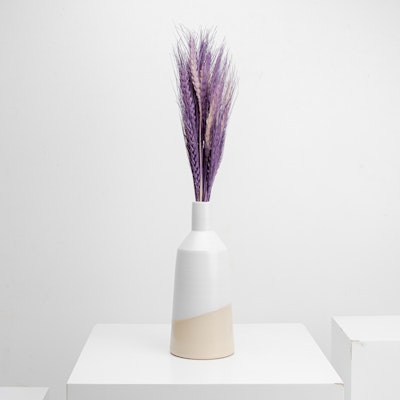 Tip of the Day Vase with Dried Flowers II