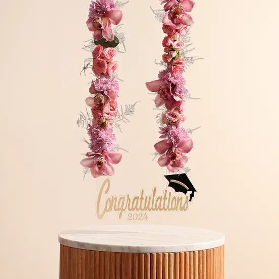 Pink Necklace Congratulations 2024