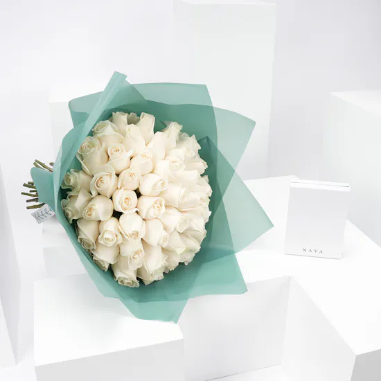 Nava My Beloved Mom Necklace | White