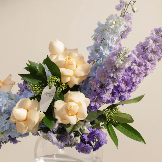 Lovely Delphinium Vase