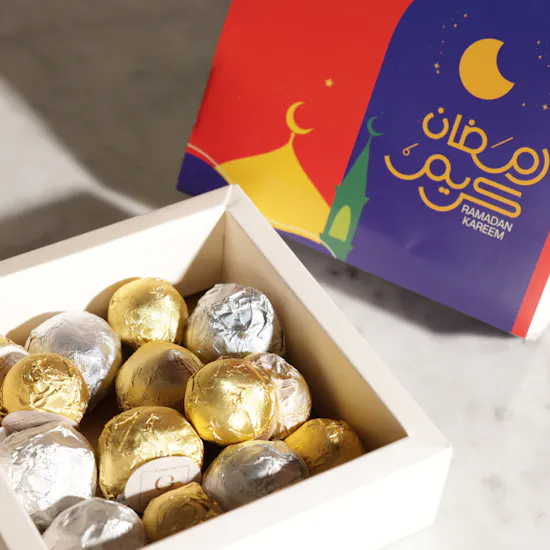 Ghazl Chocolatier Ramadan Chocolate Truffle Box | Spirit of Sharing Flowers