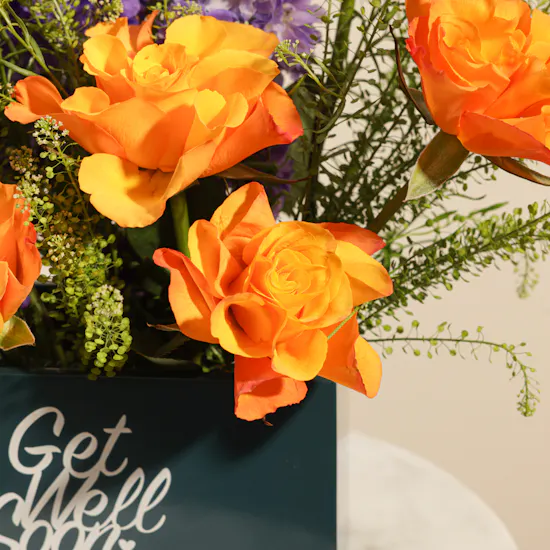 Get Well Soon Personalized Vase