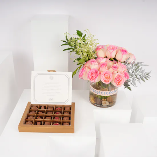 Levo Small Chocolate Box | Delight Vase