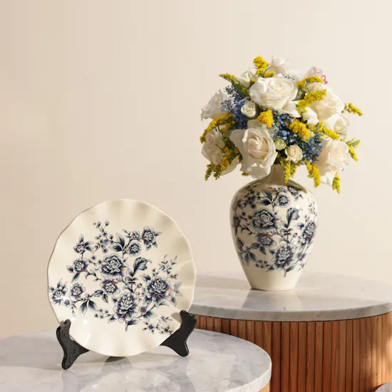 Garden of Grace Flowers Ceramic Set