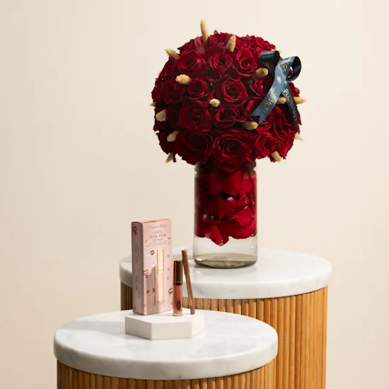 Charlotte Tilbury Glossy Lip Duo | Romance Flowers