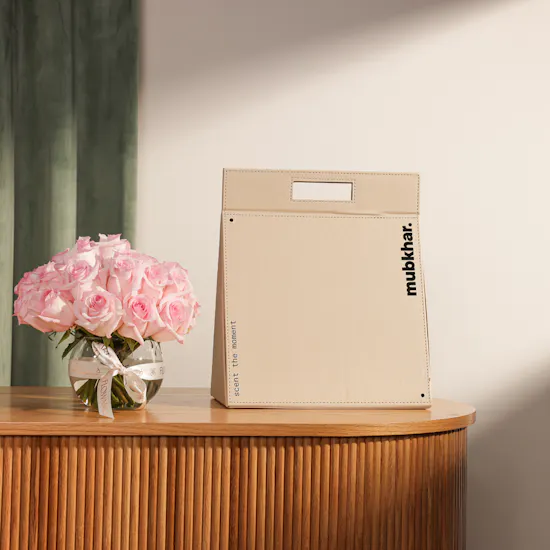 Mubkhar Daily Essentials Box | Purple Roses Vase