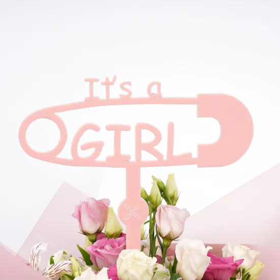 Pink Baby Girl Blooms Bouquet