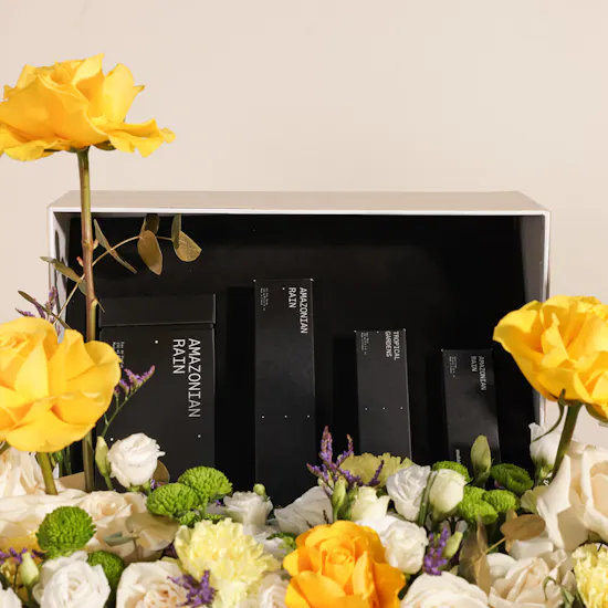 Mubkhar Amazing Gift Set | Cheerful Flowers