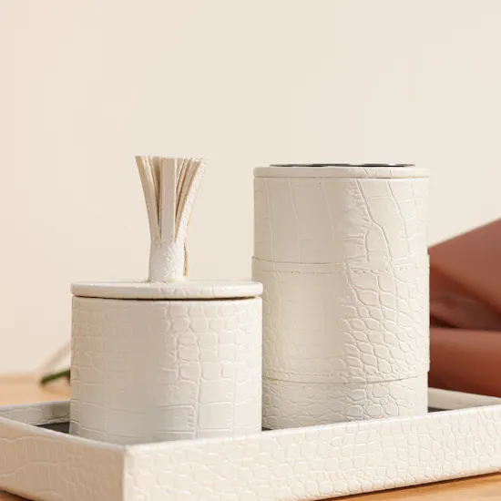 Cascades Mabkhara and Leather Tray Gift Box