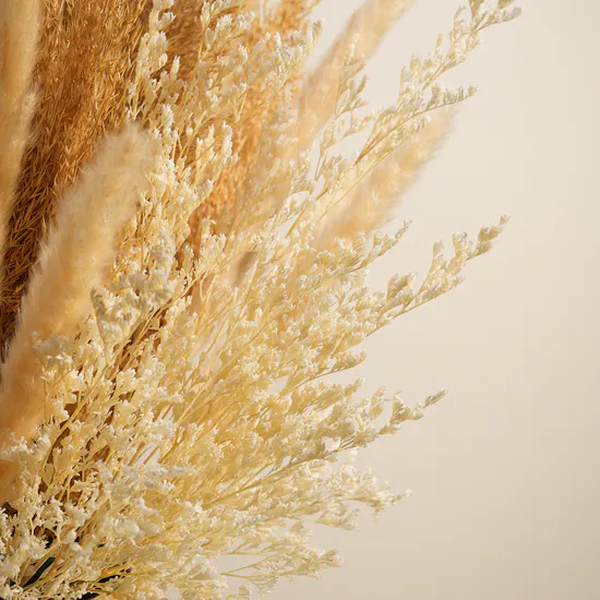 Rustic Charm Dried Flowers Vase