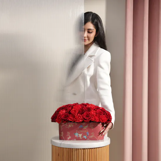 Love Accent Flower Box