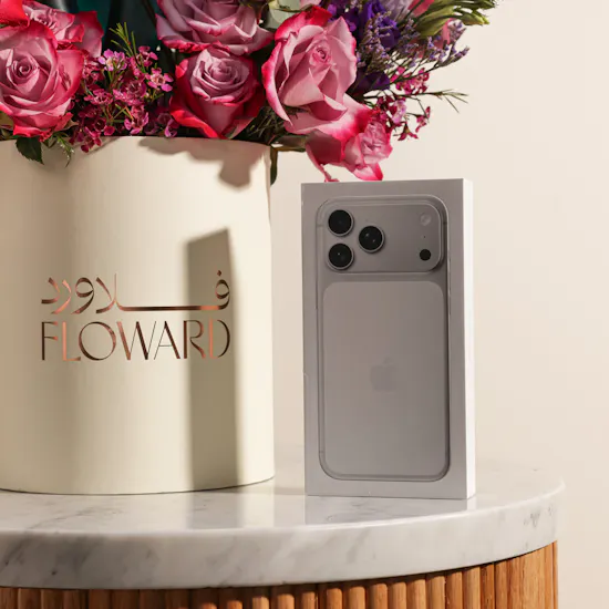 Apple iPhone 17 Pro Max Silver 512GB | Purple Glow Flowers Box