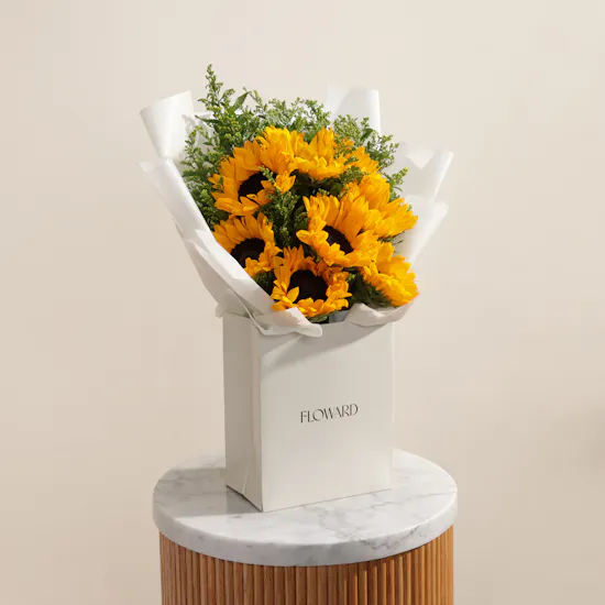 Golden Verse Flower Bouquet