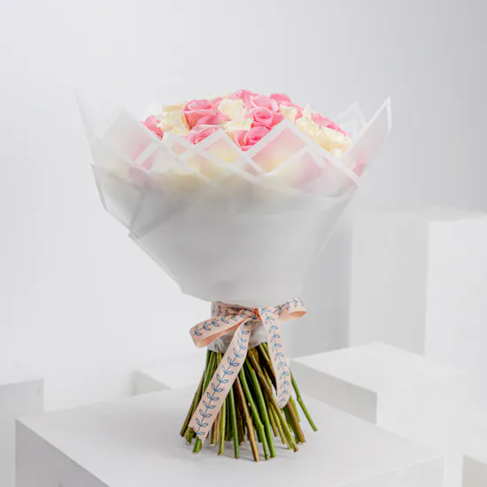 Majestic Petal Delight Bouquet 70 roses