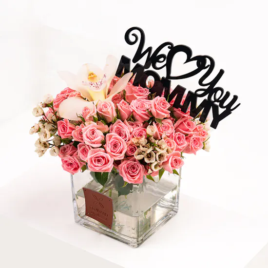 We Love You Mommy | Vase