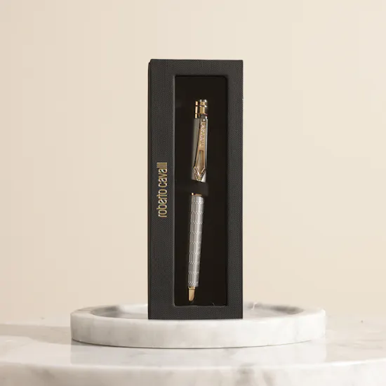 Roberto Cavalli Silver and Gold Pen