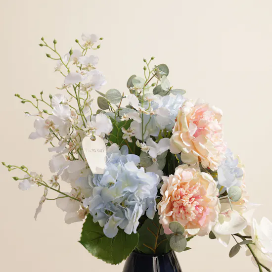 Echoes of Serenity Artificial Flowers Vase