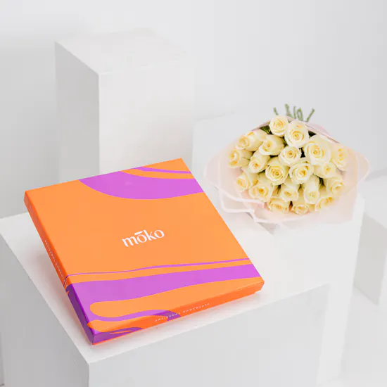 Moko Chocolate Box | White Rose