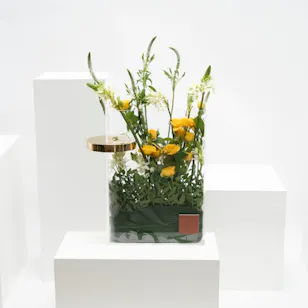 Bright Spring Flowers | Glass Vase