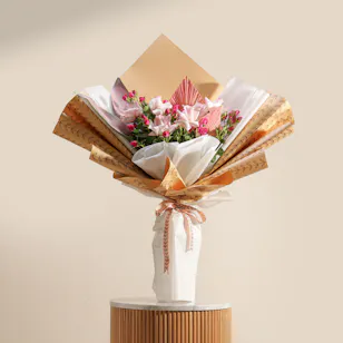 Charming Fuchsia | Flowers Bouquet 