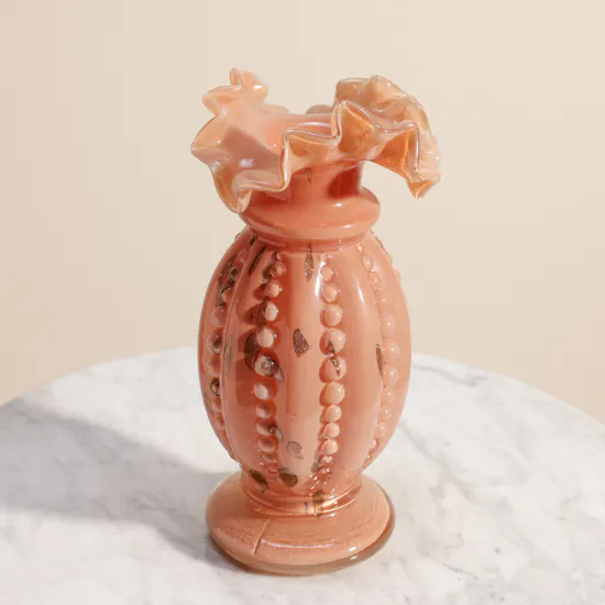 Floward Pink Melon Glass Vase