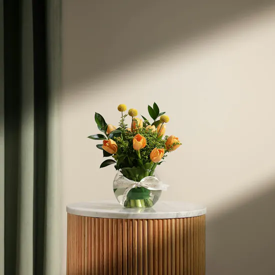 Sunrise Flowers Vase