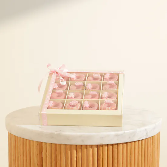CocoaNuts It's A Girl Doughnut Chocolate Box