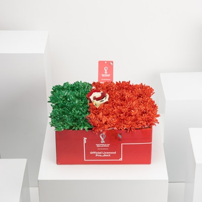 Portugal Flag FIFA Flowers Box