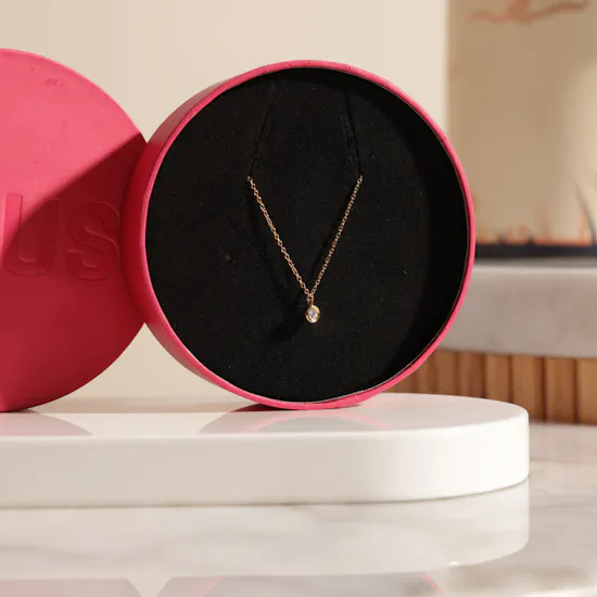 Tous Gold Plated Laboratory-Grown Diamond Necklace | Tender Flowers Box