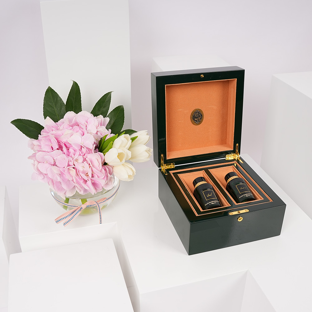 مجموعة دهن عود سعد باشماخ | زهور رقيقة