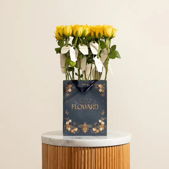 Teacher's Day Single Yellow Rose Giveaways