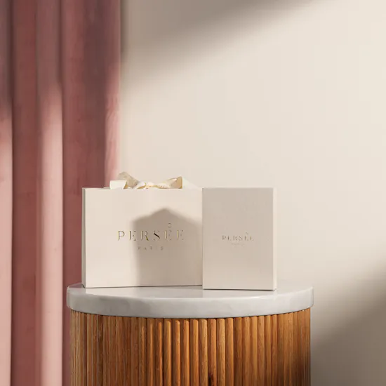 Persée Danaé Diamond Chain Line Earrings