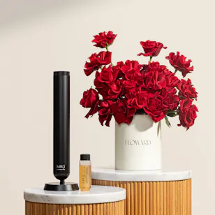 Maison M M.IV.J Black Portable Diffuser | Shimmering Flowers
