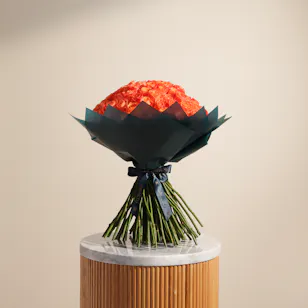 Joyful Orange | 100 Rose Bouquet