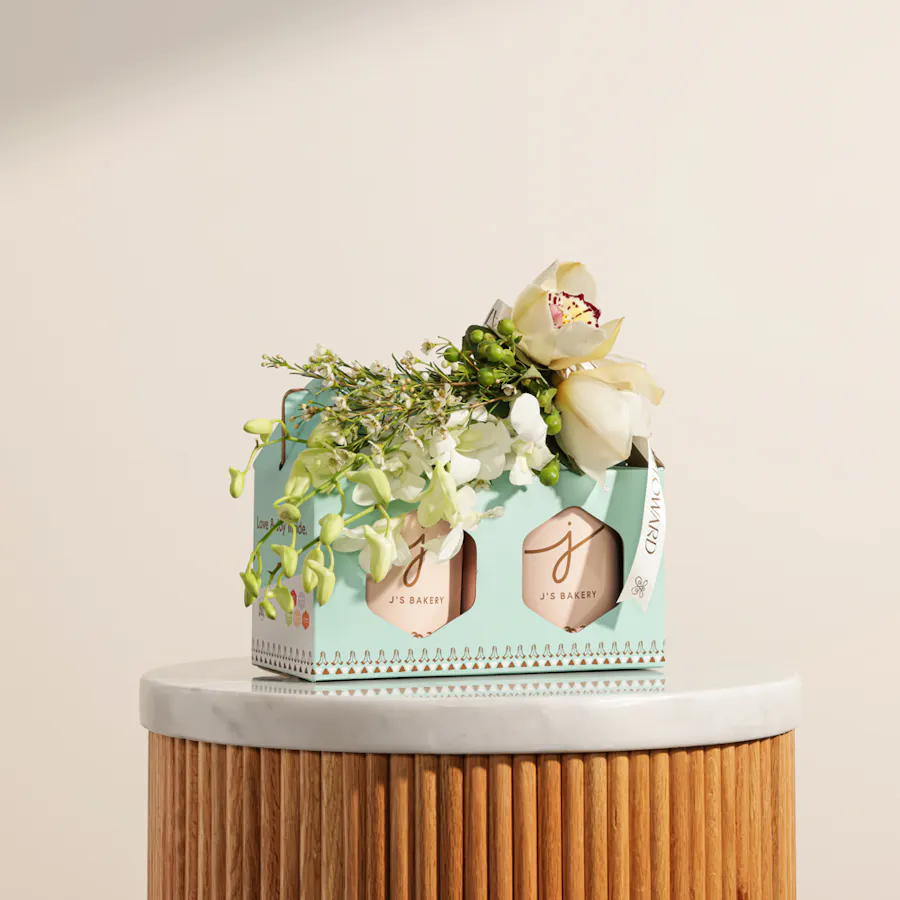 J's Bakery Protein Twin Can | White Flowers 4