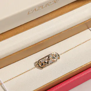 L'azurde Tree of Life Gold Bracelet | 18k Yellow Gold