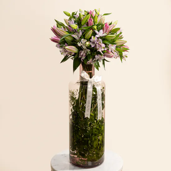 Blush Bloom Flowers Vase